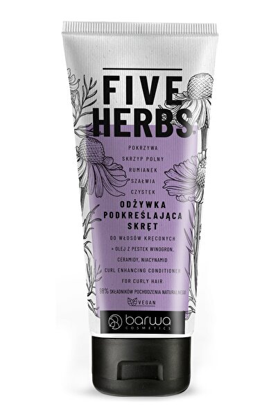 Barwa Cosmetics Balsam de par redefinire bucle Five Herbs Barwa Cosmetics 180 ml