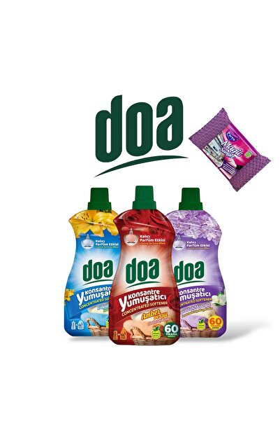 Doa Yumuşatıcı Lilyum+Amber+Lavanta 3 lüsü + Magic Sünger