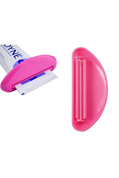 zola Toothpaste squeezer set, Zola®, 2 pieces, economical, 9x3.5 cm, pink