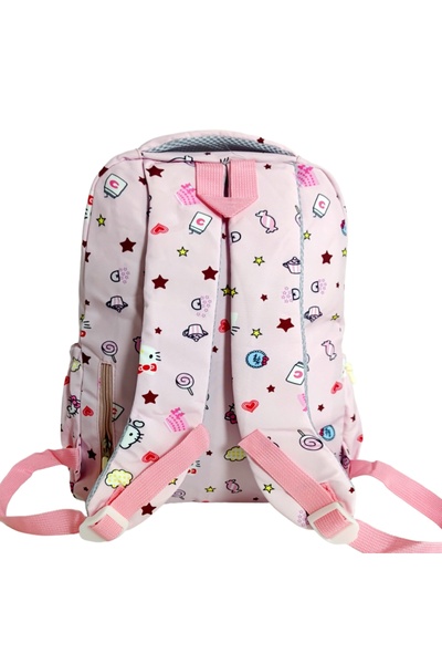 OEM Ghiozdan/rucsac cu Hello Kitty pentru scoala sau calatorii, 45 x 31 x 13 cm, ZY-1518