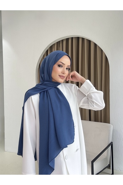 Melike Tatar Ayrobin Şal 32-2332 STD İNDİGO