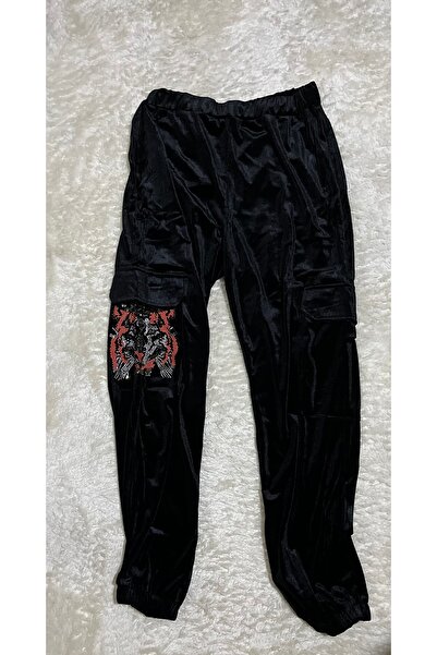 DeYeDe Γυναικεία βελούδινη φόρμα πέτρα με τύπωμα