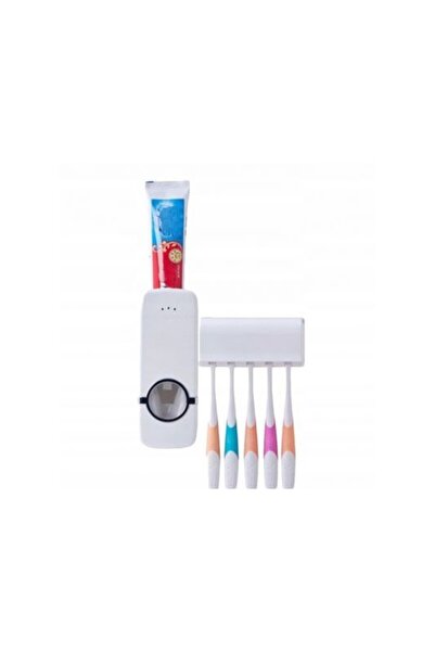 zola Toothpaste dispenser, Zola®, holder for 5 brushes, 16x6x6.5 cm