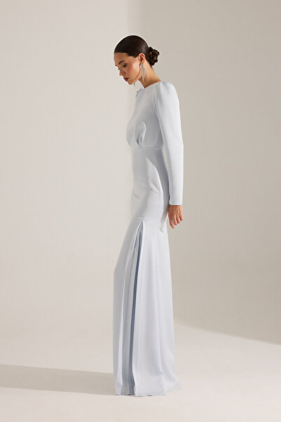 BETTY & SAM AMAYA AÇIK MAVİ ELBİSE