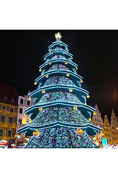 SDX Market Instalație de Crăciun, 8 m liniară, multicoloră, 100 LED-uri, SDX,...