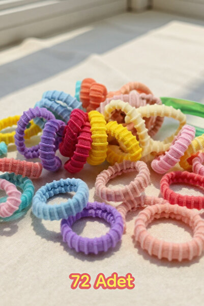 Hitit Socks Pachet economic de 72 de agrafe de păr elastice colorate pentru u...