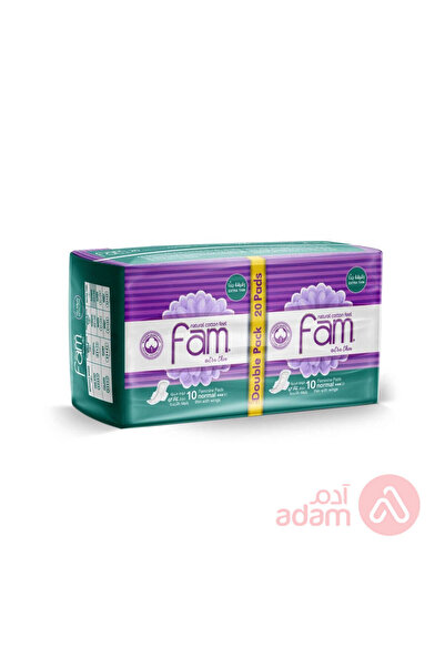 FAM أجنحة NRML رفيعة جدًا 20 قطعة (أخضر)