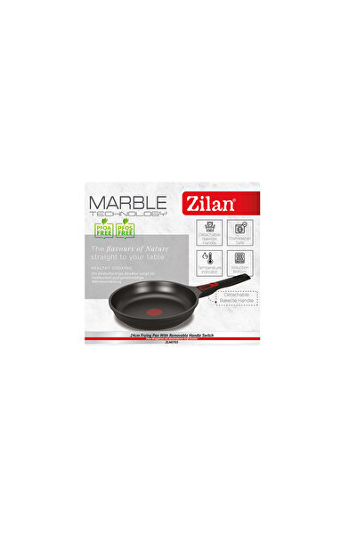 Zilan Ceramic frying pan, diameter 24 cm, induction base / ZLN0705