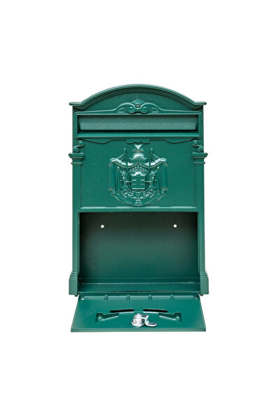 Z-Tools Metal Mailbox for Outdoors, 410x260x90mm, Green ZTS5579_V
