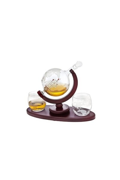 Doty Set de decantere premium de la Sea Drink - Design glob cu pahare