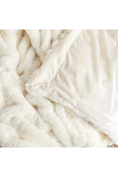 Home Centre Trieste Rabbit Fur Blanket - 150x200 cm