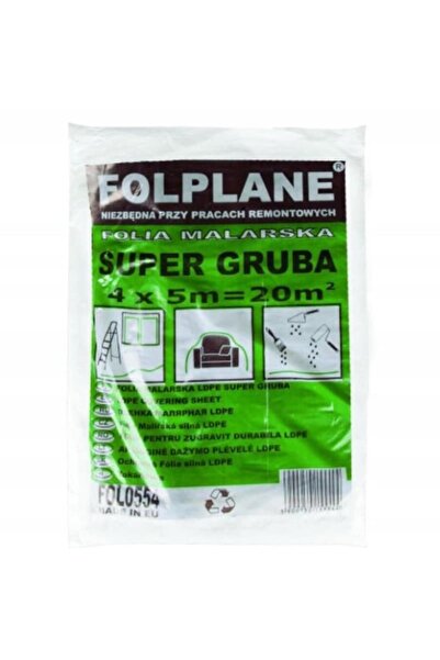 Z-Tools Folie protectoare pentru vopsire, 4x5m, groasă, LDPE FOL0554