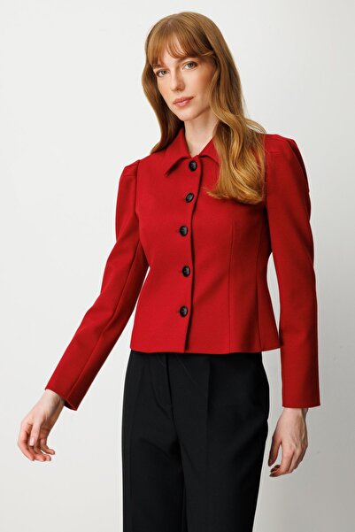 Ekol Polo Neck Buttoned Jacket