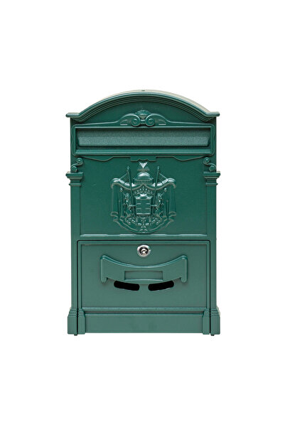 Z-Tools Metal Mailbox for Outdoors, 410x260x90mm, Green ZTS5579_V