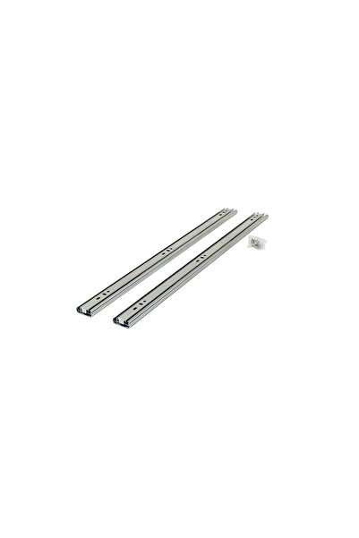Z-Tools Set 2 glisiere pentru sertar cu bile, lungime 500mm, argintiu G35001-500
