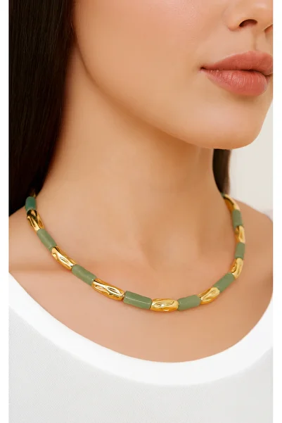 xtaki Green Aventurine Stone & Luck Necklace - Energy and Abundance - Healing Necklace, Aventurine Necklace