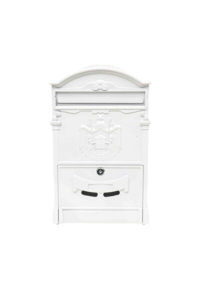 Z-Tools Metal Outdoor Mailbox, 410x260x90mm, White ZTS5578_A