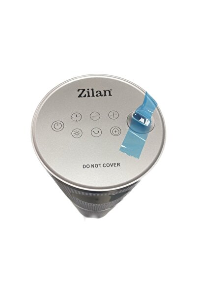 Zilan White tower fan heater, power 2200W, LED screen, thermostat, 3 speed settings ZLN5640