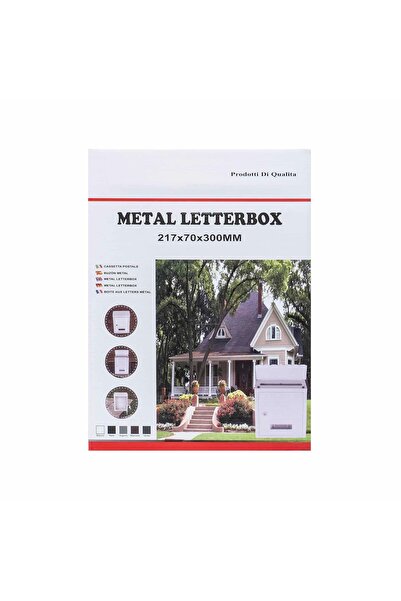 Z-Tools Metal mailbox, 21.7 x 7 x 30 cm, white ZTS5732_A