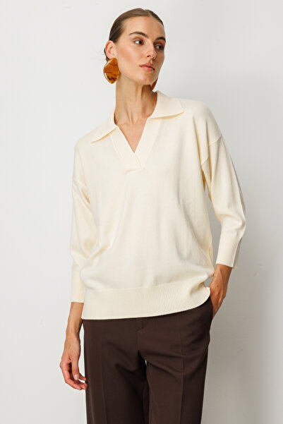 ON Πλεκτό πουλόβερ με μανίκια τριών τετάρτων