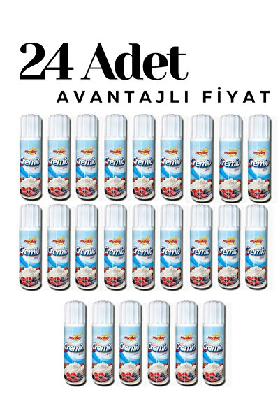 Myday Krem Şanti Sprey 250 gr 24 Adet - Cremio Sprey Krem Şanti 250 ml. 12x2 Adet