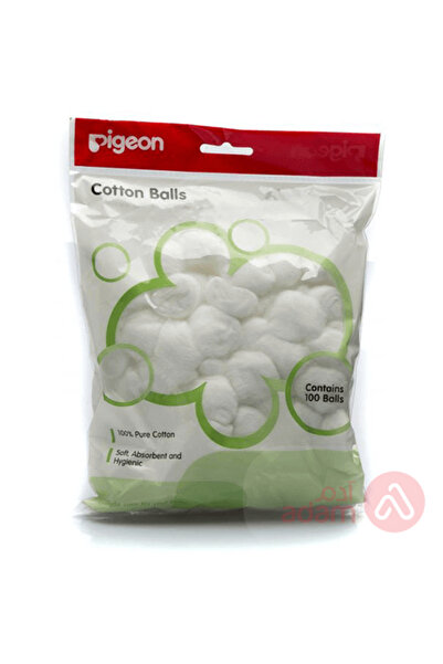 Pigeon كرات كرتونية ١٠٠ قطعة