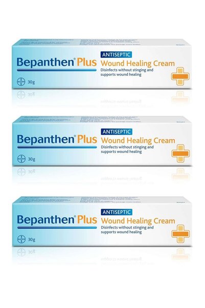Bepanthen Plus Wound Healing Cream 30g - 3 Pieces