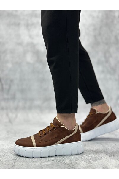 BOA BA0666 BOA Taba Yüksek Taban Erkek Günlük Ayakkabı