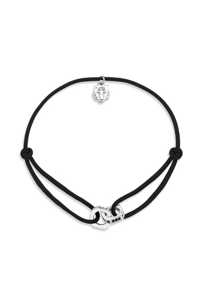 Les Tigres Corner Siyah İp Bileklik