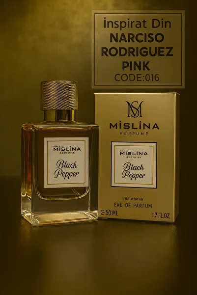 Mislina NİSHAPUR Black Pepper Women's Perfume – Inspired by Famous Perfumes – 50ML