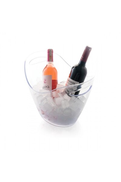 Raki Frapiera policarbonat neagra 35x26xh25,5cm transparenta