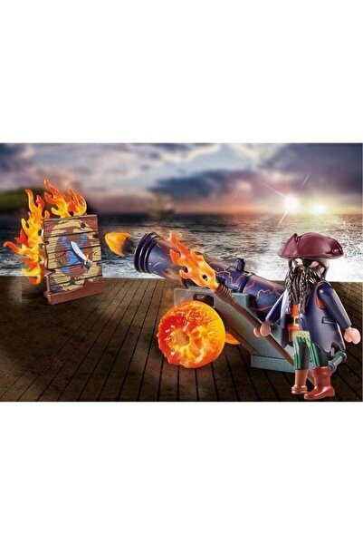 OyuncaklarÜlkesi Playmobil of the Carribean Pirate and Fireball Toys Playset 71189 (19 Pcs)