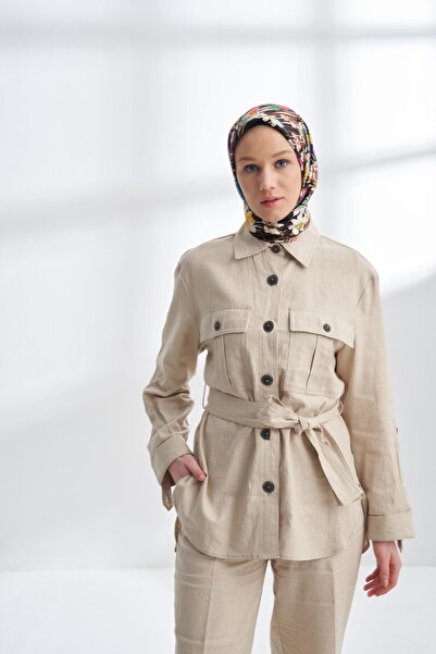 ARMANDA Premium Collection Florentino Design Twill Silk Scarf - Black