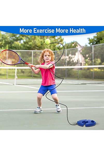 Goodern Trainer Tennis Rebound Ball Set, Portable Tennis Practice Training Equipment