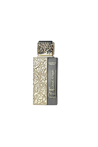 Arabiyat Prestige قصة النجاح كياميتشي أو دو برفوم، 100 مل، للرجال، عطر اللافندر والعود في زجاجة رمادية وذهبية