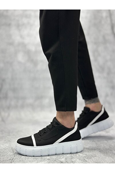 BOA Ba0666 Boa Black White High Sole Men's Casual Shoes