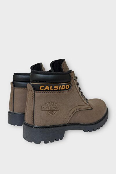 Liger Unisex Χειμερινές Αντιολισθητικές Μπότες με Αντιολισθητική Σόλα Καθημερινά με κορδόνια ΚΑΦΕ