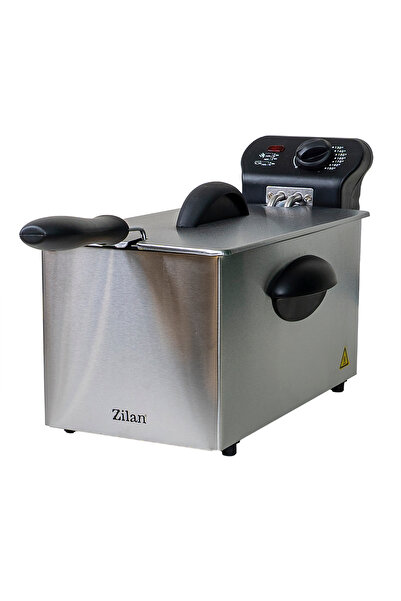 Zilan Friteuză din oțel inoxidabil, putere 2180W, capacitate 3L, termostat reglabil / ZLN 1819 ZLN1819