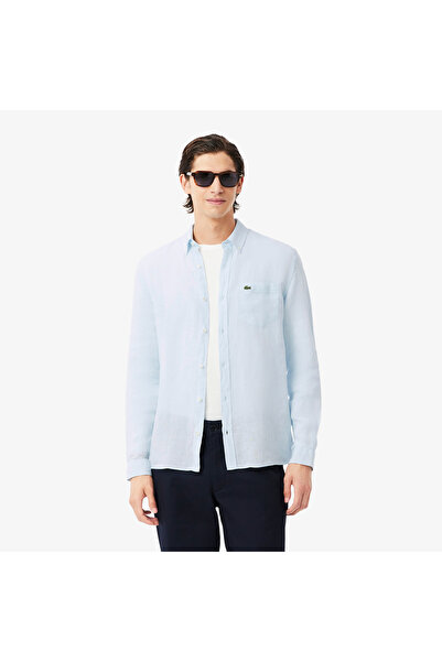 Lacoste قميص كتان بقصّة عادية - CH5692-00-T01