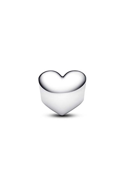 Pandora Özel Baskı Yapılabilir Parlak Kırmızı Taşlı Kalp Charm