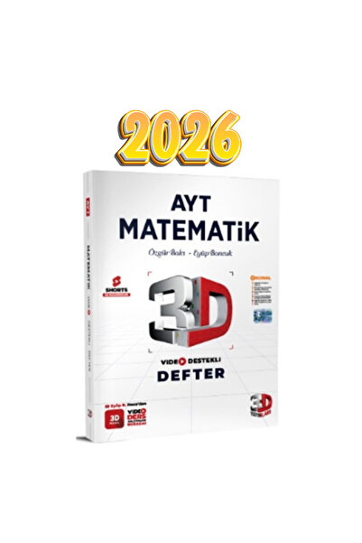 3D Yayınları 3D AYT MATEMATİK VDD DEFTER