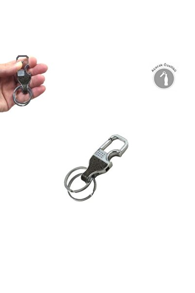 Paras Ticaret Çift Anahtar Halkalı Kemer Köprüsü vb. Takılabilen Kancalı Meta...