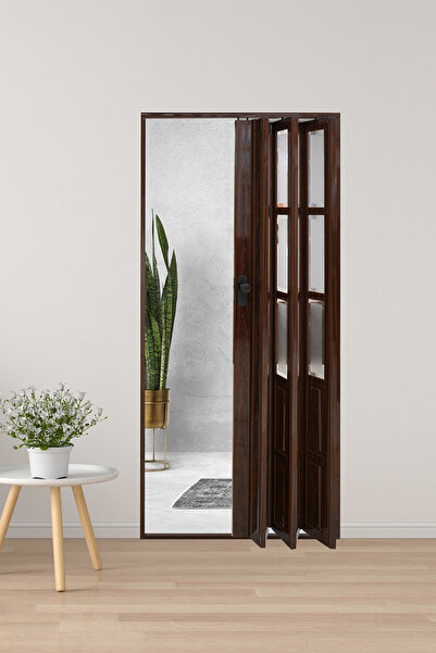 homenter Katlanır Camlı Verge Akordiyon Kapı - 86x203 cm