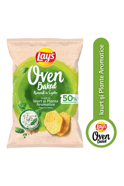 Lay's Chipsuri coapte cu iaurt si ierburi 105g