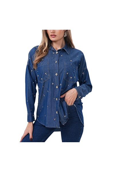 Sheesy Πουκάμισο από πέτρα τζιν