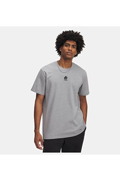 Under Armour Erkek UA Curry Heavyweight Logo T-shirt 1387107-035