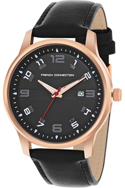 French Connection Spring-Summer 2023 Analog Black Dial Men's Watch-FCN00046E