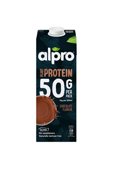 Alpro مشروب الصويا عالي البروتين بالشوكولاتة 1 لتر × 12 قطعة