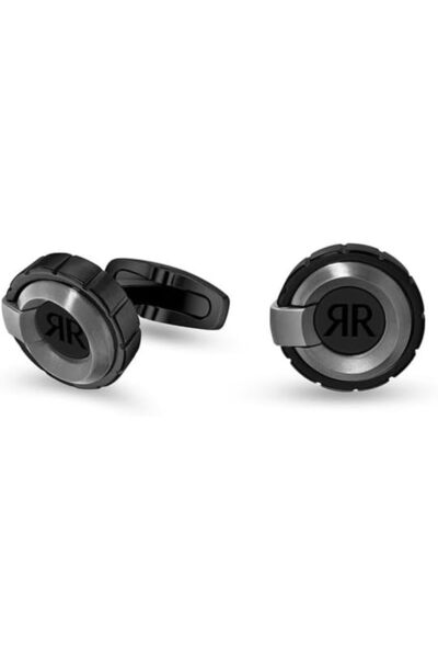 Cerruti 1881 Rocco Black Stainless Steel Cufflink for Men