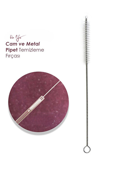 HB LİFE Pratik Cam Ve Metal Krom Pipet Temizleme Fırçası | Pipet Temizlik Fır...